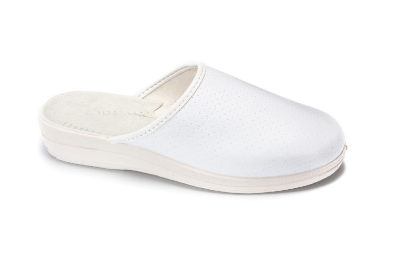 Women's slippers (cat. No. 48/5) white