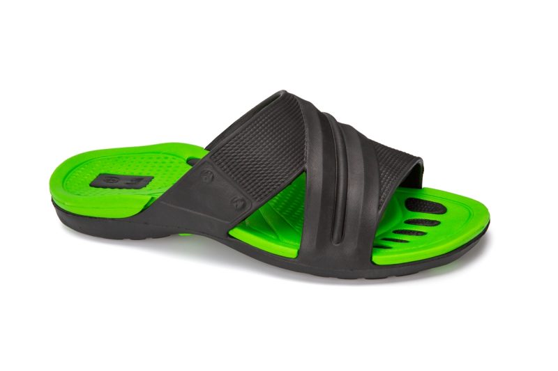 Green and black pool flaps (catalog number 5M-8)
