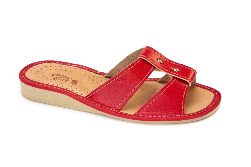 Women's slippers (catalog number 963) red