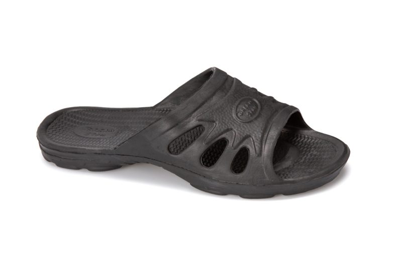 Men's pool slippers (catalog no. 3M-8) black
