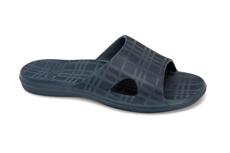 Men's navy blue slippers (catalog number P-30)