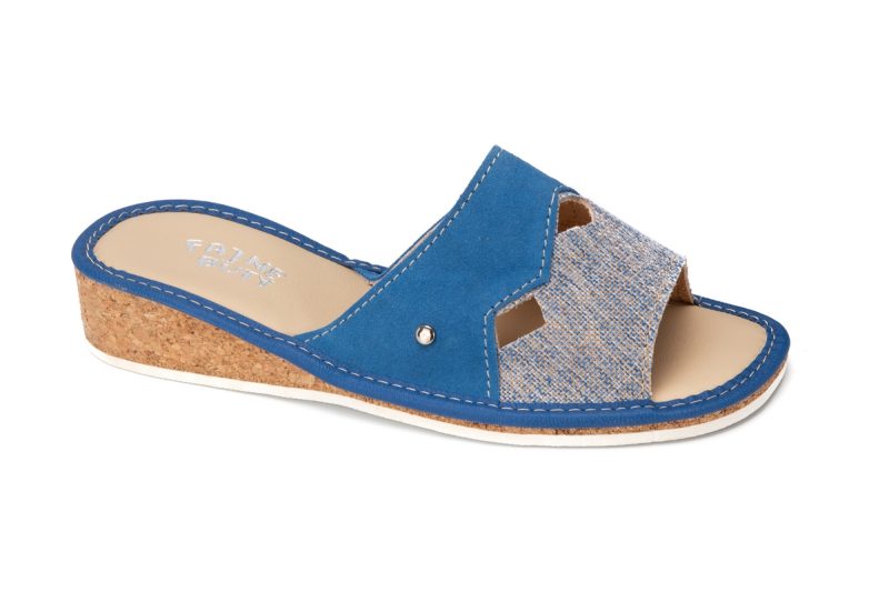 Women's slippers (catalog no. 457 blue)