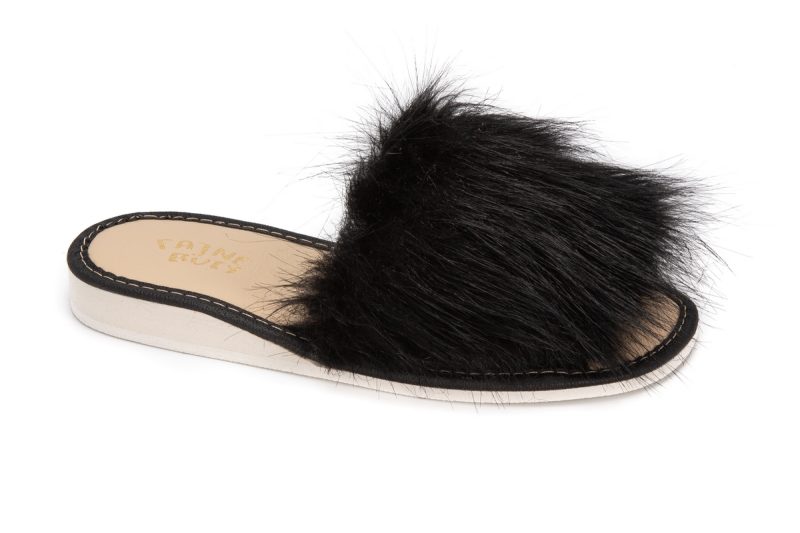 Women's slippers (catalog no. 525 black)