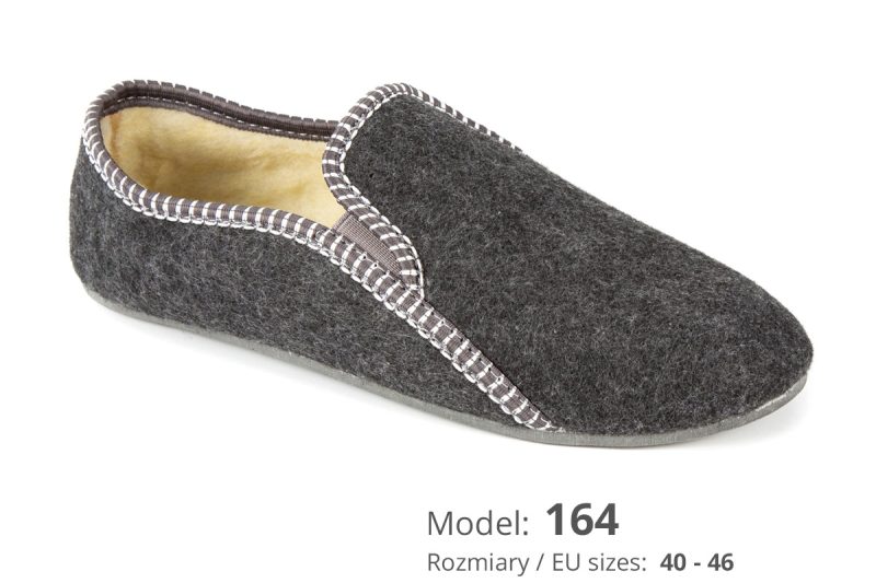 Men's winter insulated slippers No. 164
