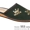 Women's slippers (cat. no. 553 green)