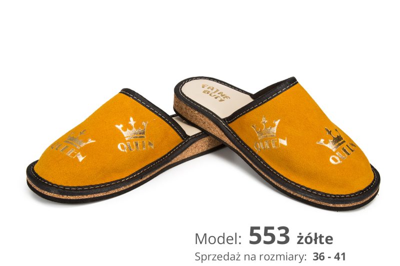 Women's slippers (catalogue number 553 yellow) pic.3