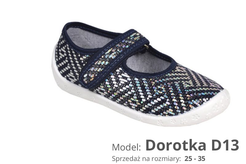 Children's shoes - girls (catalog no. Dorotka D13)