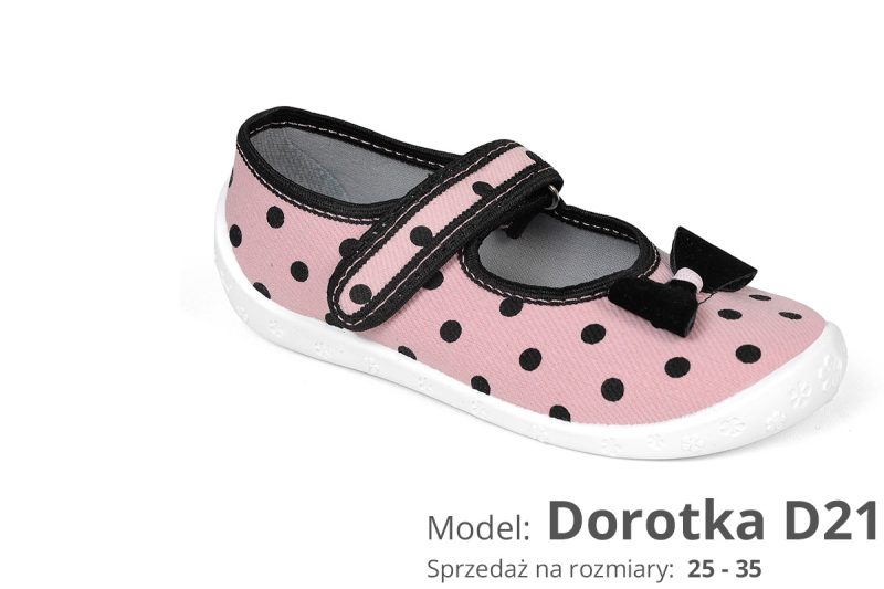 Children's shoes - girls (catalogue number Dorotka D21)