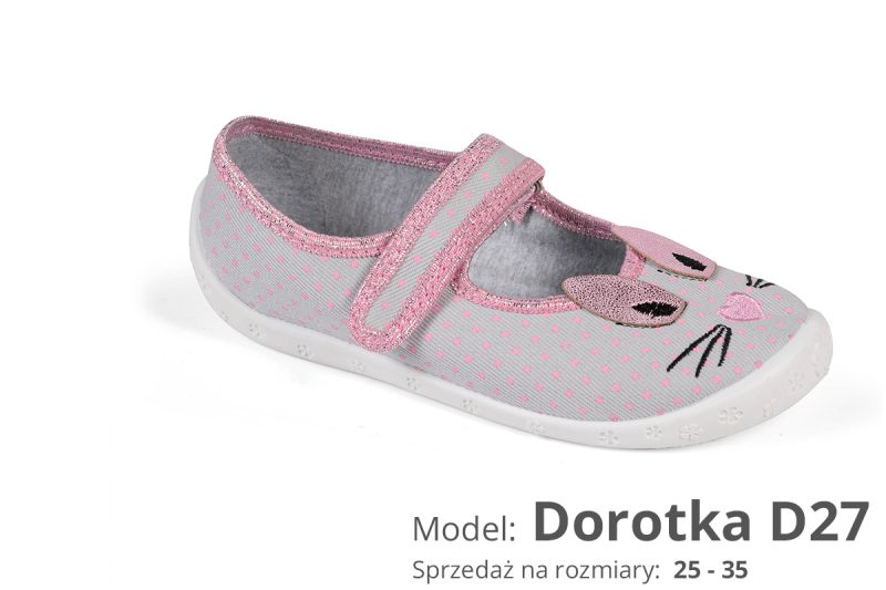 Children's shoes - girls (catalogue number Dorothy D27)