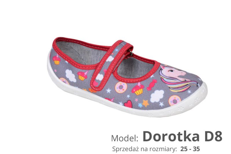 Girls' slippers (cat. No. Dorothy D8)