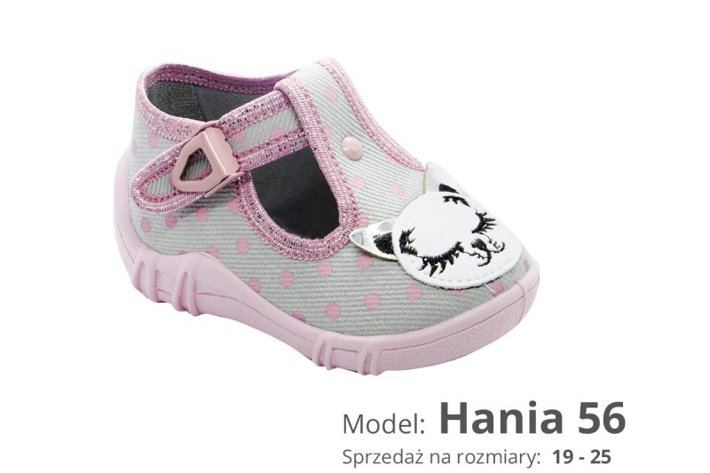 Girl's slippers (cat. no. Hania 56)