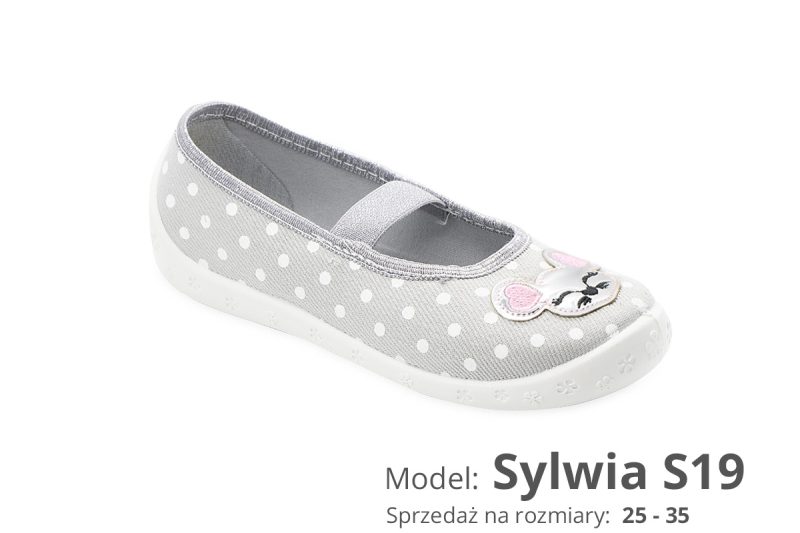 Girls' slippers (cat. no. Sylwia S19)