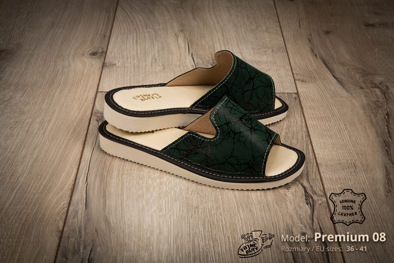 PREMIUM women's leather slippers (cat. no. 08) pic. 4