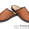 PREMIUM men's leather slippers (cat. no. 50) pic. 3