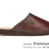 PREMIUM men's leather slippers (cat. no. 51) pic. 2