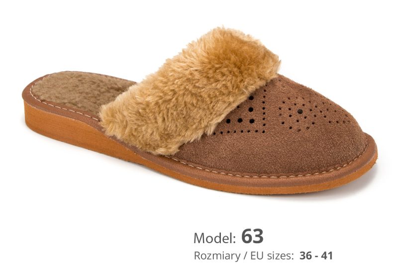 Women's winter slippers (cat. no. 63)