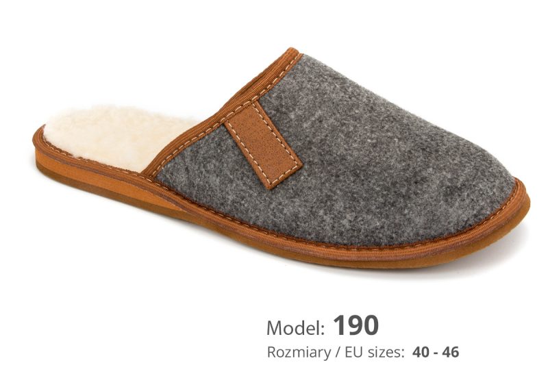 Men's winter slippers (cat. no. 190)