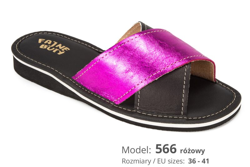Women's slippers (cat. no. 556 pink)