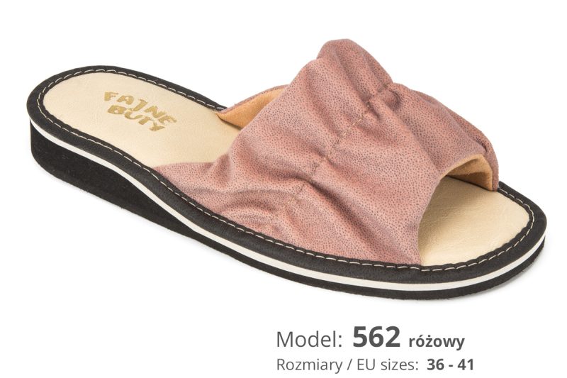 Women's slippers (cat. no. 562 pink)