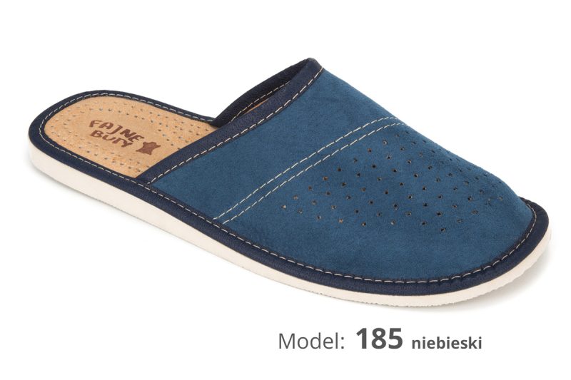 Men's slippers (cat. no. 185 blue)