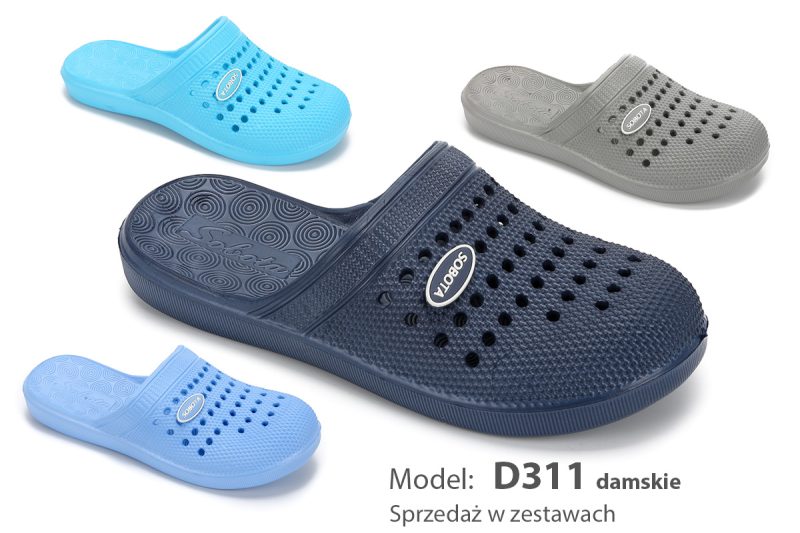 Pool flip-flops (item no. D311 women's) - available in 4 colors