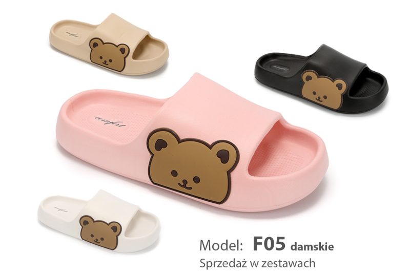 Pool flip-flops (item no. F05 women's) - available in 4 colors